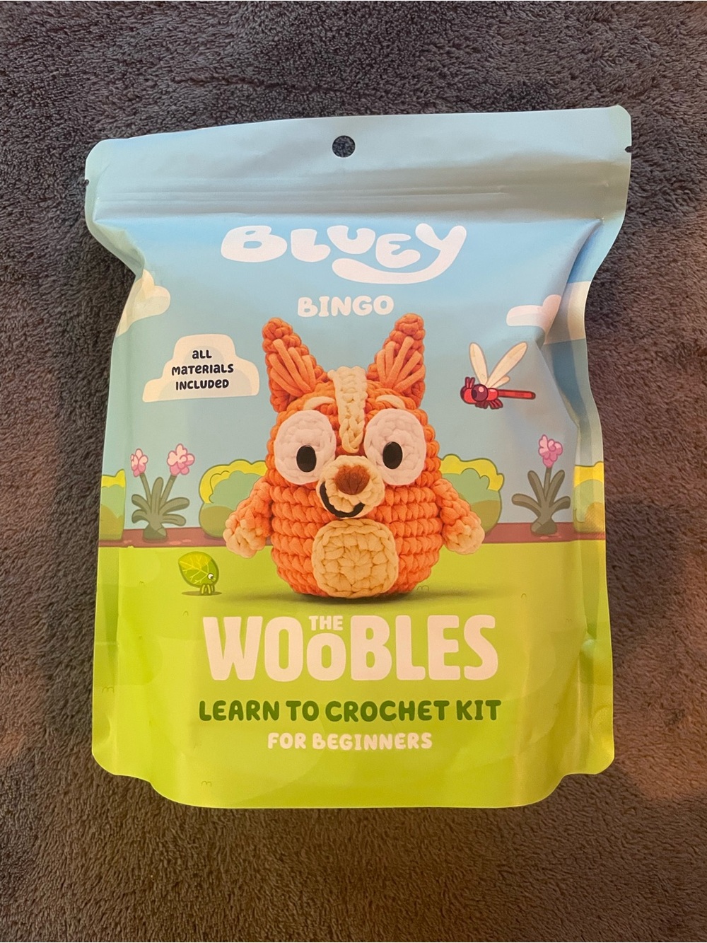 NWT Bluey Bingo The Woobles Learn to Crochet Kit -